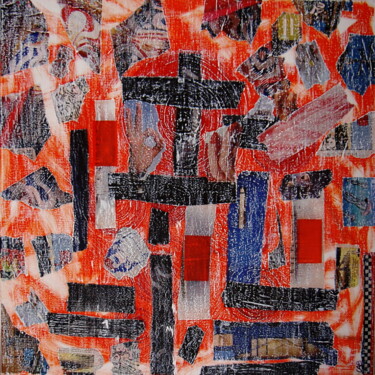 Painting titled "MORCEAUX CHOISIS" by Cab Apert Claude, Original Artwork, Oil Mounted on Wood Stretcher frame