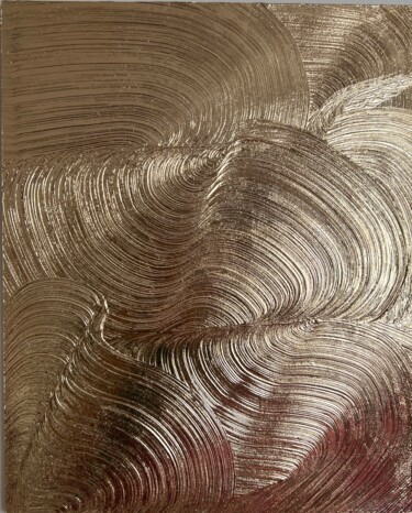 The golden way Painting titled "The golden way" by Di.Neq, Original Artwork, Plaster
