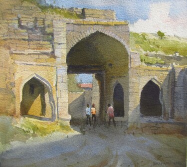 Painting titled "Passage" by Bhargavkumar Kulkarni, Original Artwork, Watercolor