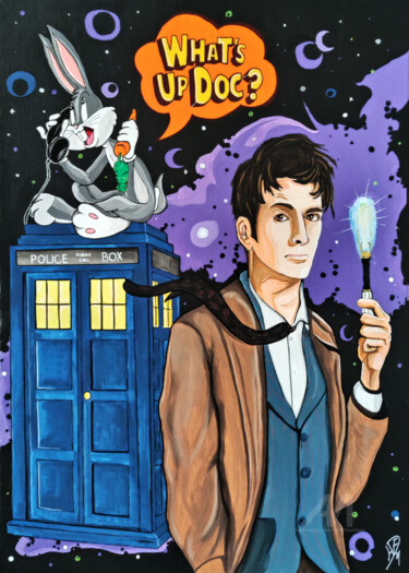 Peinture intitulée "What's up Doc" par Handfabdream, Œuvre d'art originale, Acrylique