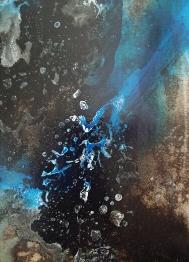 Painting titled "Sky's" by Maria Ro Art, Original Artwork, Ink