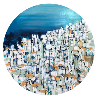 Peinture intitulée "Medina" par Kelly Allison, Œuvre d'art originale, Acrylique Monté sur Châssis en bois