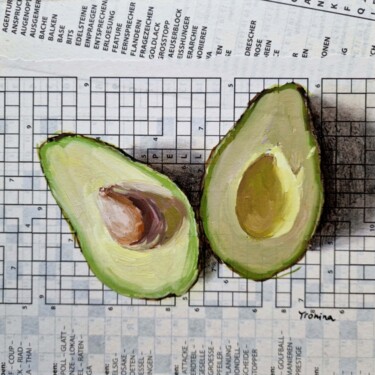 绘画 标题为“Avocado” 由Elena Tronina, 原创艺术品, 油