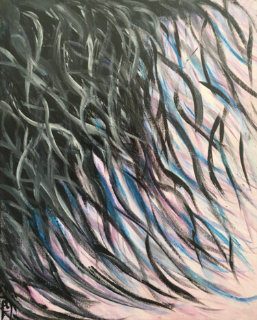 Painting titled "Enchanted branches…" by Angelica Fom, Original Artwork, Acrylic