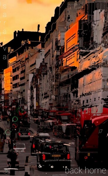 Digitale Kunst mit dem Titel "back home" von Antonio Saraiva, Original-Kunstwerk, 2D digitale Arbeit