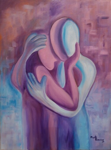 Pintura intitulada "Obra de Arte Reflex…" por Marly Genuino, Obras de arte originais, Óleo