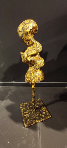 Scultura intitolato "GOLDEN 2" da Ivan Fabani, Opera d'arte originale, Legno