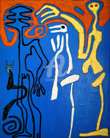 Persistence Peinture intitulée "Persistence" par Luis Fraile, Œuvre d'art originale, Acrylique Monté sur Châssis en bois