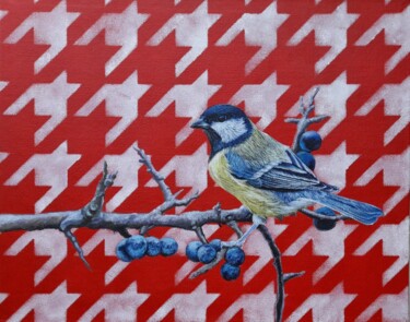 Be happy Peinture intitulée "Be happy" par Claudia Daminato, Œuvre d'art originale, Acrylique Monté sur Carton