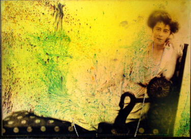 Painting titled "Fürstin Daisy mit d…" by Jörg Herold, Original Artwork, Manipulated Photography