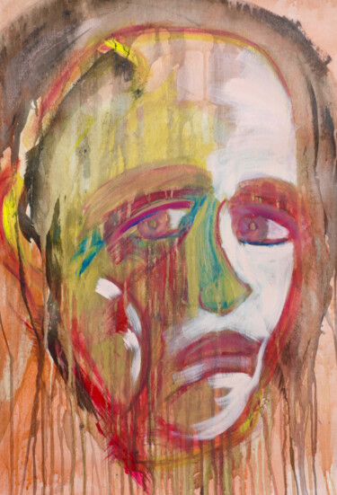 Peinture intitulée "Coulre48" par Jérome Chuilon, Œuvre d'art originale, Acrylique