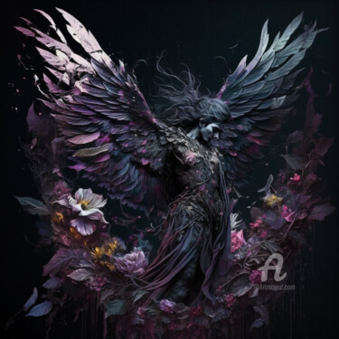 绘画 标题为“Angel Luca” 由Pulchra Family, 原创艺术品, 数字油画