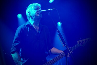 JJ Burnel ... deep blue Fotografia intitolato "JJ Burnel ... deep…" da Anthony Hochet, Opera d'arte originale, Fotografia digitale