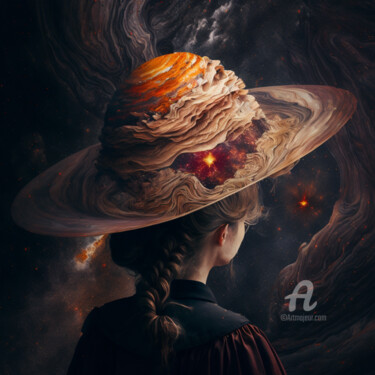 「Passion of Space」というタイトルの絵画 Pulchra Familyによって, オリジナルのアートワーク, デジタル絵画