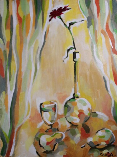 "Sunny still life" 绘画 标题为“"Sunny still life"” 由Vyacheslav Kostyuchenko, 原创艺术品, 油