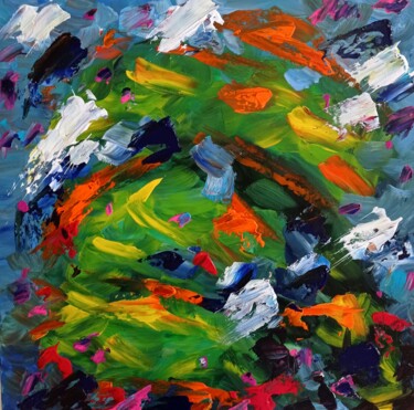 Chaos Painting titled "Chaos" by Natalya Mougenot, Original Artwork, Acrylic