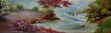 绘画 标题为“Paesaggio colori” 由Artesam, 原创艺术品, 丙烯