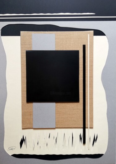 Collages intitolato "SCQN" da Stefano Mazzolini, Opera d'arte originale, Collages