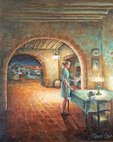 "Nocturno" başlıklı Tablo Joana Bisquert tarafından, Orijinal sanat, Akrilik