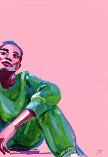 제목이 "PINK MOOD - Large P…"인 그림 Sasha Robinson로, 원작, 아크릴