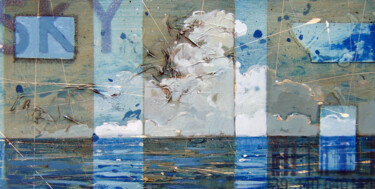 绘画 标题为“Mare II” 由Federico Pisciotta, 原创艺术品, 油 安装在木质担架架上
