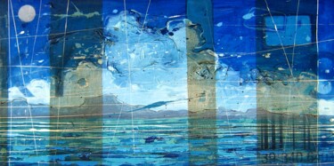 绘画 标题为“Mare III” 由Federico Pisciotta, 原创艺术品, 油 安装在木质担架架上