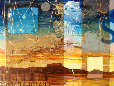 绘画 标题为“Tramonto sul mare” 由Federico Pisciotta, 原创艺术品, 油 安装在木质担架架上