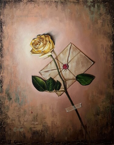 Confidential Painting titled "Confidential" by Svetoslav Stoyanov, Original Artwork, Oil