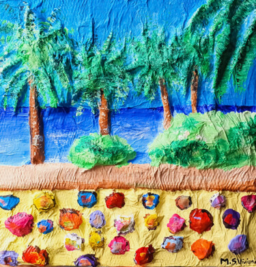 Muretto di Alassio "Muretto di Alassio" başlıklı Tablo Maria Sabrina Viviani tarafından, Orijinal sanat, Akrilik