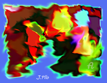 Arte digital titulada "Uki" por Joseph Pllo, Obra de arte original, Pintura Digital