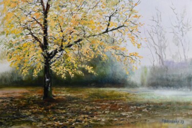 Malerei mit dem Titel "Automne" von Pierre Vastchenko, Original-Kunstwerk, Öl