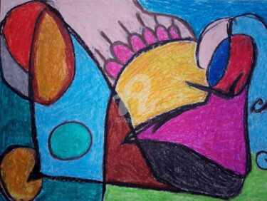 Painting titled "Os "Executores" de…" by Sónia Marcos, Original Artwork, Pastel