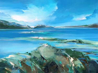 绘画 标题为“Traveling to Norway…” 由Irina Laube, 原创艺术品, 丙烯
