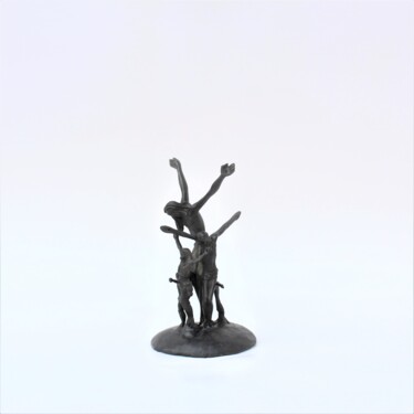 Skulptur mit dem Titel "Chorégraphie (332)" von Didier Fournier, Original-Kunstwerk, Bronze