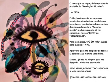 Pittura intitolato "Isto Não É o Desper…" da Sónia Marcos, Opera d'arte originale, Acquarello