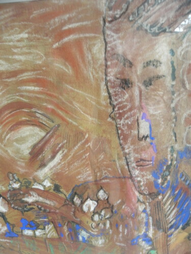 Drawing titled "SANS TITRE...souven…" by Roger Ernest Jankow, Original Artwork, Pastel