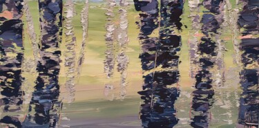 Mysty Forest 3 Painting titled "Mysty Forest 3" by Emma Heffe, Original Artwork, Oil