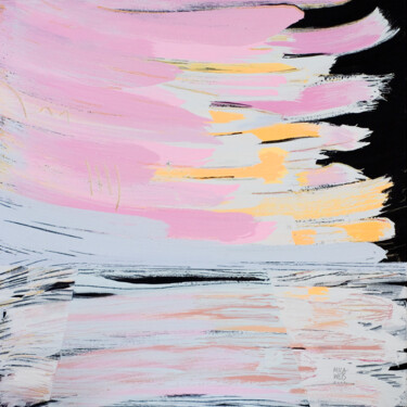 Malerei mit dem Titel "Light Experience #3" von Mila Weis, Original-Kunstwerk, Acryl Auf Keilrahmen aus Holz montiert