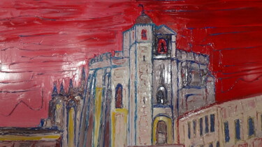 Painting titled "plan horizontal du…" by Frederic Servian, Original Artwork, Oil