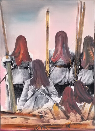 绘画 标题为“Patenbrigade” 由Jörg Herold, 原创艺术品, 操纵摄影