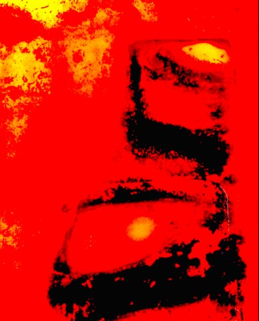 图画 标题为“Red in forms” 由Greg Powell, 原创艺术品, 标记