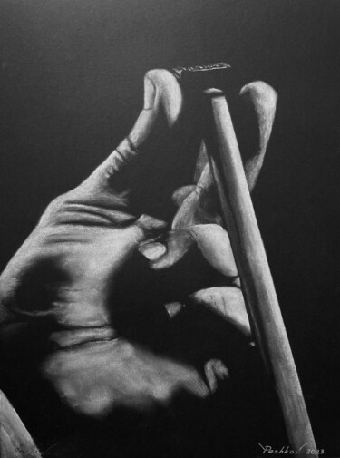绘画 标题为“Chalk” 由Yury Peshkov, 原创艺术品, 颜料
