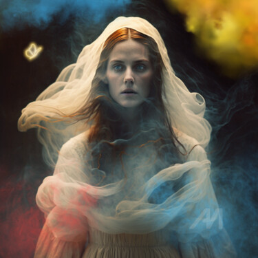 Картина под названием "Elizabeth" - Pulchra Family, Подлинное произведение искусства, Цифровая живопись