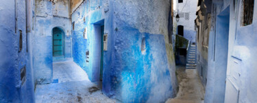Fotografie getiteld "Ruelles de Chechaou…" door Jean-Claude Mathier, Origineel Kunstwerk, Digitale fotografie