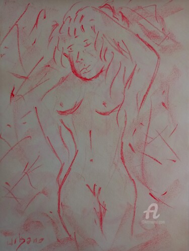 제목이 "Mouvement nu abstra…"인 그림 Roberto Urbano로, 원작, 분필