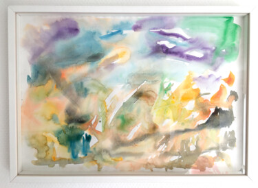 绘画 标题为“Aquarelle 8” 由Le Corps De La Couleur, 原创艺术品, 丙烯