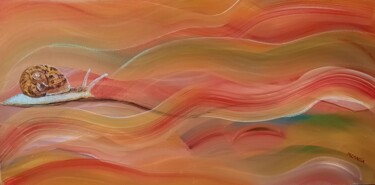 Peinture intitulée "EMOTIONS DU TEMPS Q…" par Maryse Houppilliart, Œuvre d'art originale, Huile