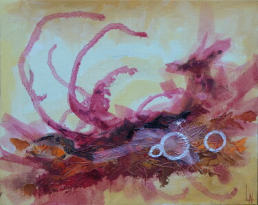 Peinture intitulée "Composition #XMR7281" par Ludovic Lan, Œuvre d'art originale, Huile