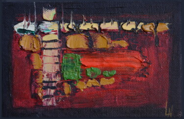 Peinture intitulée "Composition #290620" par Ludovic Lan, Œuvre d'art originale, Huile