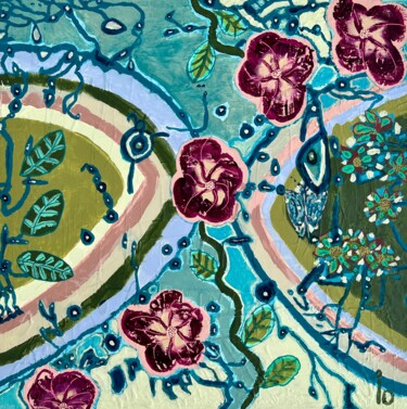 Schilderij getiteld "Nature" door Lo Doré (Lo), Origineel Kunstwerk, Acryl